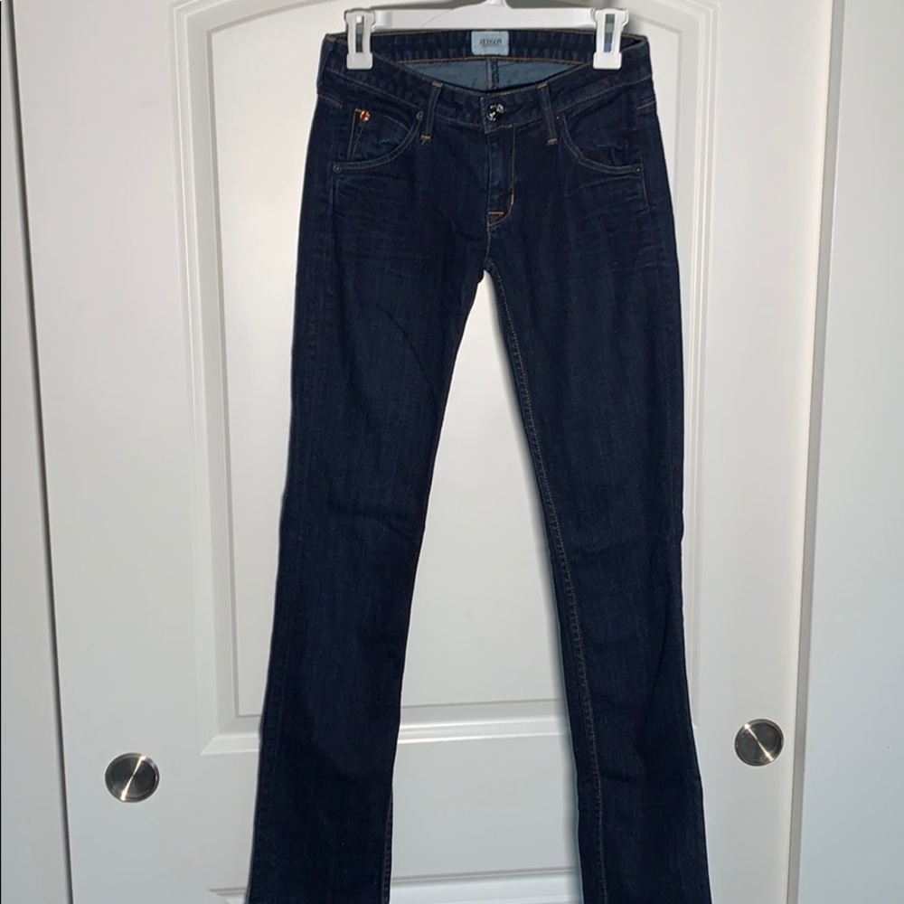 Hudson Dark Wash Low Rise Denim Jeans